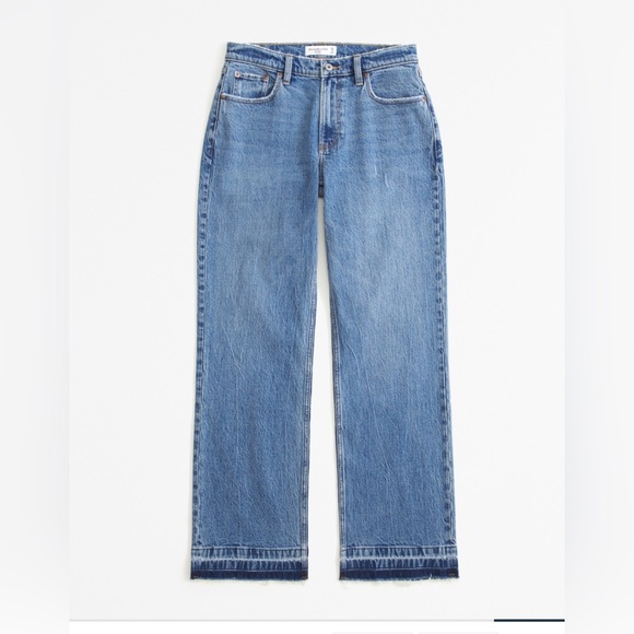 Abercrombie & Fitch Denim - Abercrombie Curve Love Low Rise Baggy Jean